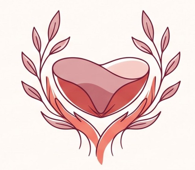 Illustration: Beckenboden, von Händen gestützt